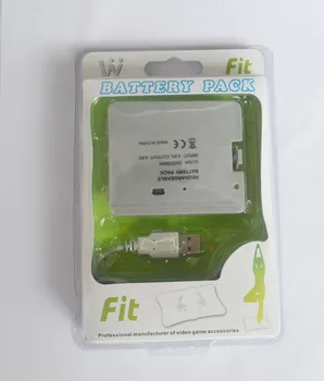 3800mAh Li-ion Baterijos Maitinimo bloko Pakeitimas Įkrovimo + USB Įkrovimo Kabelis Nintend Wii Likutis Taryba Tinka