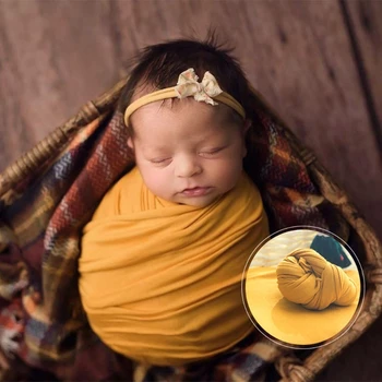 38x170cm Naujagimių Fotografijos Rekvizitai Antklodė Baby Suvystyti Wrap miegmaišis Kūdikiams Nuotraukų Fotografavimo Fonas