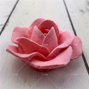 3D Gėlių, Rožių Silikono Minkštas Pyragas Pelėsių Muilas, Želė, Šokolado Putėsiai Apdailos Kepimo Įrankis Formų Daugkartinio naudojimo medžiagos