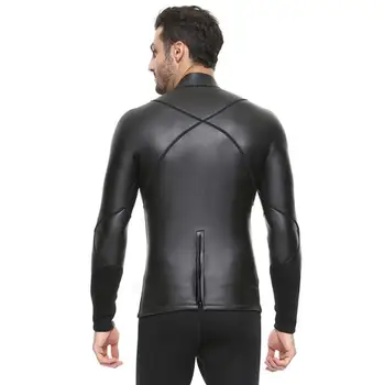 3MM plikos odos nardymo kostiumas vyrų padalinta ilgomis rankovėmis vandeniui motina nulio tiktų snorkeling šiltas žiemos plaukimo kostiumas