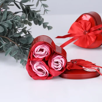 3Pcs Kvapnų Rožių Gėlių Esminius Vestuvių Valentino Dienos Dovana Vestuvių Dekoravimas Ir Už Rose Vonios Įstaiga Gėlių Gėlių Muilas