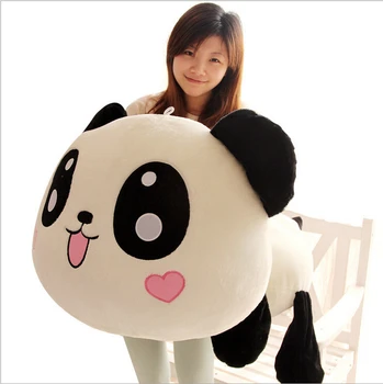 45cm Giant Panda Pagalvė Mini Pliušiniai Žaislai iškamša Žaislas, Lėlė Pagalvę Pliušinis Sustiprinti Pagalvę Lėlės Valentino Dienos Dovana Dovana Vaikams