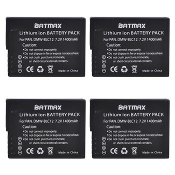 4Pcs NT-BLC12 BLC12E BLC12PP NT BLC12 Baterijas + LED Dual Kroviklis Panasonic Lumix FZ1000,FZ200,FZ300,G5,G6,G7,GH2,DMC-GX8