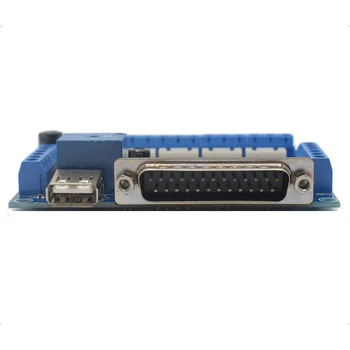 5 Ašių CNC Breakout Valdybos Sąsaja + USB Kabelis + 25 Smeigtukai Kabelis Stepper Driver MACH3 CNC Router Board Lygiagrečiai Uosto Kontrolės