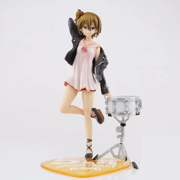 5-asis Jubiliejus Azusa Nakano K-Anime Pav Mio Akiyama Ritsu Tainaka PVC 1/8 Mergina Muzikos Modelis Žaislas Pilnas Kolekcijas