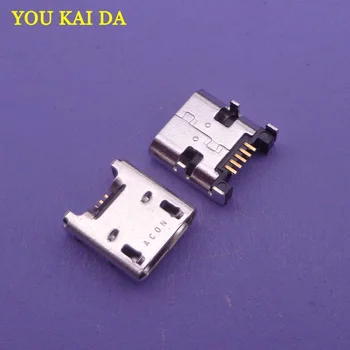 50pcs/daug Naujų Mikro mini USB DC Įkrovimo Lizdas Uosto Jungtis ACER ICONIA A3-A10 B1-710 Tab B1-A71 B1-711 A200 B1-720