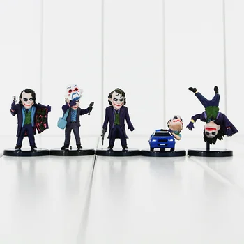 5vnt/Daug Super Joker Dark Knight PVC Veiksmų Skaičius, Keychain Collection Modelis Žaislas