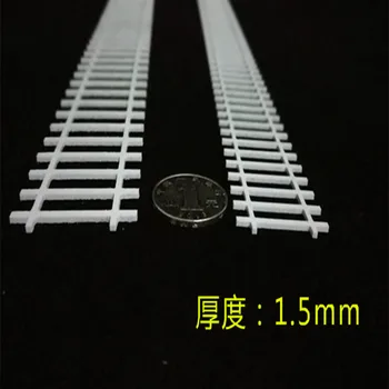 5vnt/daug Smėlio Stalo Modelis, Medžiaga Paprasta Kelio Kabina Geležinkelio Bėgių Tvora Traukinio Modelis Scena HO Santykis 1 64/87