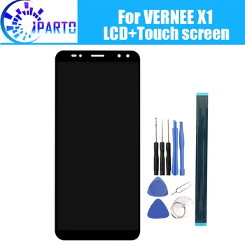 6.0 colių VERNEE X1 LCD Ekranas+Touch Ekranas Originalus Išbandyti LCD skaitmeninis keitiklis Stiklo plokštės Pakeitimas VERNEE X 1