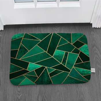 6 dydžių geometrinis modelis, neslidžia kilimų duris, mat durų kilimėlis, lauko virtuvė, vonios kambarį grindų kilimėlis carpetLZE28
