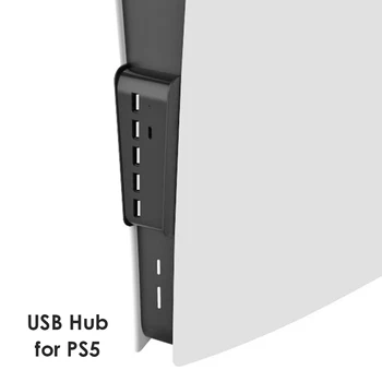 6 in 1 USB Hub USB Skirstytuvo Expander Adapteris Su USB5A + 1C Uostai PS5 PlayStation 5 Digital Edition Konsolė, Originalus Importo