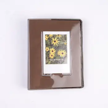64 Kišenės, 3 Colių Candy Spalva Skaidri Mini Foto Albumo-Knygos Polaroid Fujifilm Instax Mini Filmas, Knyga Kortelės Turėtojo Pavadinimas