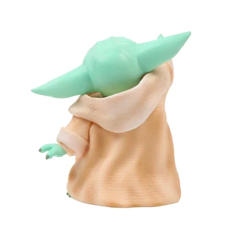 8cm Star Wars Kūdikių Yoda Rinkimo Veiksmų Skaičius, Žaislų PVC Miniatiūriniai Žaislai, Lėlės Dovana Vaikų Diena