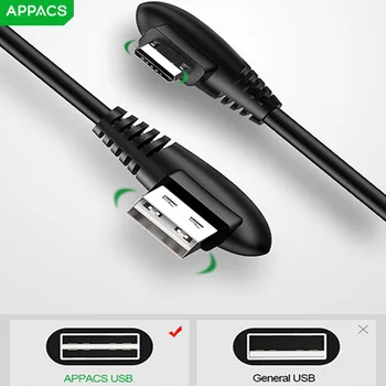 APPACS Greito Įkroviklio Kabelis 1,2 M 2.4 Micro USB Kabelis Keitiklio Jungtis, Skirta 