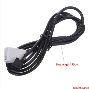 AUX USB Automobilinis Jungiklis, kištukinis Lizdas + Kabelis, skirtas bmw E60 E61 E63 E64 E87 E90 E70 