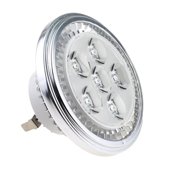 Aliuminio 12W G53 LED Prožektorius ar111 led lemputė AC90-260V AR 111 COB led šviesa, Šiltas Natūralus Šaltojo Balta namo apšvietimas