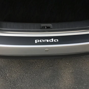 Anglies Pluošto Apsaugos Lipdukai Fiat Panda Auto Galinis Bamperis Automobilio Bagažo Skyriaus Darbuotojas Kamieno Uodega Lūpų Lipdukai Automobilio Optikos Reikmenys