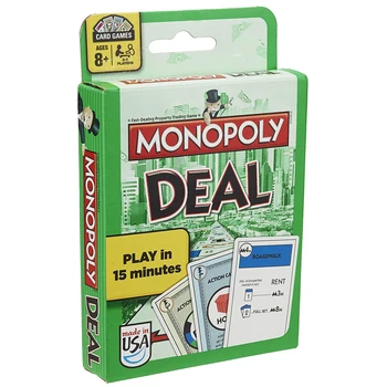 Anglų Kalba Monopolis Spręsti Kortų Žaidimas, Žaisti Kortelės Žaislas Galvosūkis Šeimai Šalis Stalo Žaidimo Kortelės