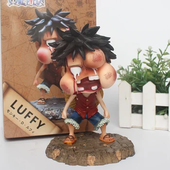 Anime One Piece Beždžionė D Luffy GK PVC Action Figure 15 cm