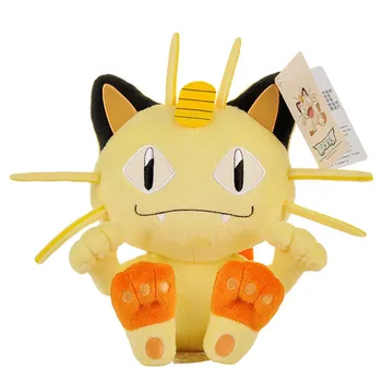 Anime Žaidimai Pokemon serijos 30CM Meowth pliušinis žaislas, Minkšti kimštiniai žaislai, pagalvės gimtadienio dovana vaikams