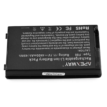 Apexway Nešiojamas Baterija ASUS F8 F80 F80H F80A F80S F80Q F80L F80M F81 F81SE X82SE F83 F50S X61 X61W X61S X61GX X61SL X61Z
