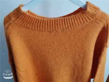 Atsitiktinis megztinis moterims rudenį korėjos stiliaus o-kaklo megztiniai temperamentas kietas ilgomis rankovėmis negabaritinių puloveriai viršūnes 2020 m.