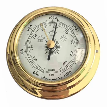 Aukštos Kokybės 4 Cm 4 Vnt./Set Termometras Su Drėgmėmačiu Barometras Laikrodžiai Laikrodis Oras Stotis