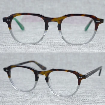 Aukštos Kokybės Acetatas akiniai originalus Japonijos Rankų darbo kokybė Visai-naujas dizainas želė spalvos rėmu Vertus, kniedės Billik akiniai