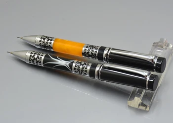 Aukštos kokybės juoda / oranžinė 2B mechaninė pieštuku mokyklos Raštinės reikmenys unikalus trinamos papildymo Rašikliai Dovana