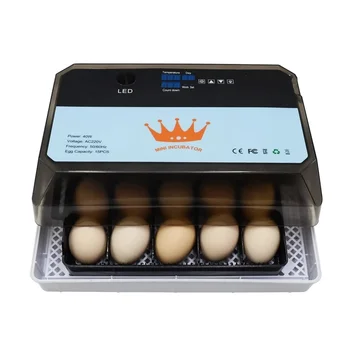 Automatinis Mini Kiaušinių Inkubatorius Brooder Pažangi Skaitmeninės Kiaušinių neapvirstų Inkubatorius, 15 kiaušinių Perinti Vištienos Naminiai paukščiai