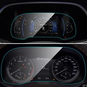 Automobilio Prietaisų Skydelyje Screen Protector, skirta Hyundai Tucson-19 Interjero prietaisų Skydelio Membrana Apsaugos TPU Filmas, Automobilių Reikmenys
