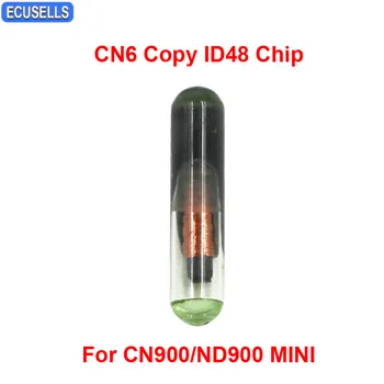 Automobilio Raktas Chip CN6 Kopijuoti 48 Chip CN6 ID48 Automobilių Atsakiklis Stiklo Tuščią Cloner Chip Naudoti CN900/ND900 MINI Raktas Programuotojas