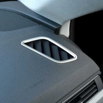 Automobilio Stilius Oro Angos Apdaila Rėmo Dangtis Apdaila Nerūdijančio Plieno Juostelės 2vnt Audi A4 B9 2017-2019 Interjero Auto Priedai