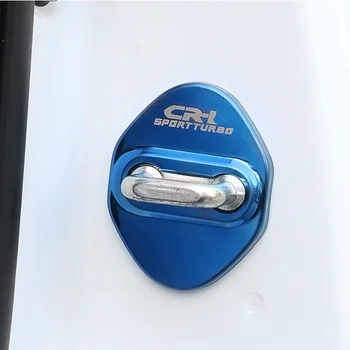 Automobilių Aksesuarų, durų lock sagtis raštas padengti apdaila stickercar stiliaus Nerūdijančio plieno Honda CRV CR-V 2017 2018 2019 2020