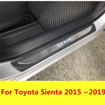 Automobilių Aliuminio Lydinio Durų Slenksčio Sveiki Pedalo Toyota Sienta-2019 Automobilių Optikos Reikmenys