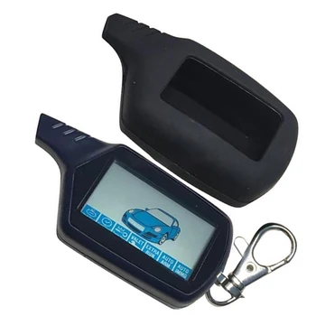 Automobilių Apsaugos Sistema apsaugos nuo vagystės Signalizacijos, 2-way B9 Nuotolinio Valdymo pultas su Ekranu