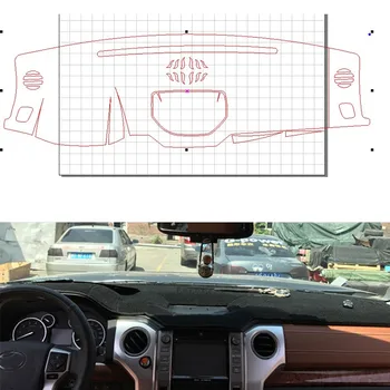 Automobilių Dashmat Prietaisų Skydelio Dangtelį Kilimėlį, Pagalvėlę Toyota Tundra M. M. 2016 M. 2017 Brūkšnys Saulės Pavėsyje Priemonė Raštas Kilimų Priedai
