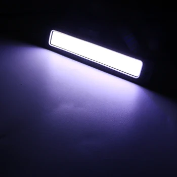 Automobilių stiliaus LED DRL Automobilio šviesos važiavimui Dieną COB Vandeniui Priešrūkinis Žibintas 2vnt Lankstus Bendable Atbulinės eigos Žibintas Dienos Metu Šviesos