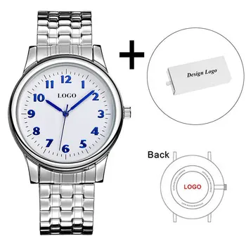 B-8204 Vyrai Laikrodžiai Stilingas Tendencijos, Dizainas, Prekės ženklo Savo Laikrodžiai OEM Logotipą Žiūrėti Nerūdijančio Plieno Juosta Privačios Etiketės Žiūrėti