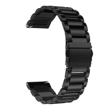 BEHUA Nerūdijančio Plieno 22mm Watchband Pakeitimo Garmin Vivoactive 4 apyrankės apyrankė Garmin Aktyvus dirželis metalo Diržo