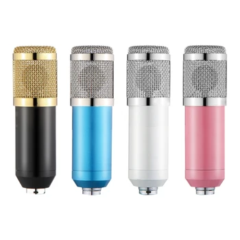 BM800 Kondensatoriaus Mikrofonas Įrašymo Studijoje Mikrofonas BM800 Profesinės Microfone Kompiuterių Live Transliacijos KTV Karaoke Dainuoti