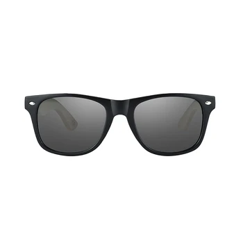 BOBO BIRD Brand Akiniai nuo saulės Moterims, Vyrams 2020 Vintage Juodas Kvadratas Veidrodis Eyewer Medinėmis Kojomis Poliarizuoti Saulės akiniai oculos masculino