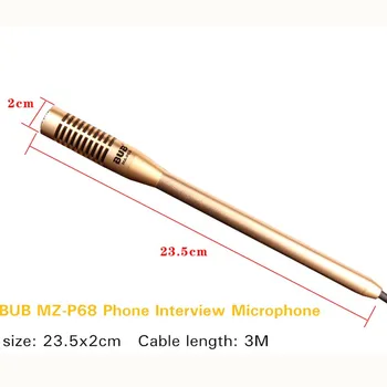 BUB MA-P68 Plug and Play Pokalbio Įrašymas Mikrofonas 5.1 Kanalo Kondensatoriaus Mikrofonas, Mobiliųjų Telefonų, Vaizdo Filmų, Diktofonas