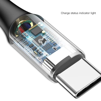 Baseus QC3.0 greito įkrovimo kabelį ir 5V-3A / 1 M, duomenų perdavimo, suderinamas su 