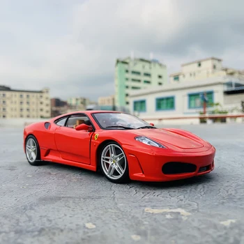 Bburago 1:24 Ferrari F430 surinkimo gamintojo įgaliotas modeliavimas lydinio automobilio modelį amatų, apdailos kolekcijos žaislas įrankiai