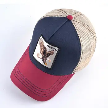 Beisbolo Kepurės Erelis Siuvinėjimo Hip-Hop Skrybėlės Vyrų Snapback Kvėpuojantis Akių Kaulai Mados Streetwear Trucker Bžūp Moterims