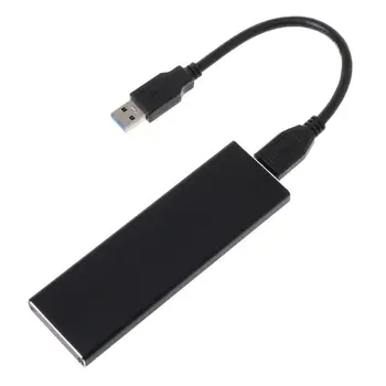 Black USB 3.0 2012 Kietojo Disko Gaubto Langelį Nešiojamų SSD Langelį USB Oro 2012 A1466 A1465 MD223 MD232
