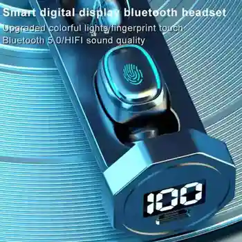 Bluetooth 5.0 Belaidžio Smart-Touch Mini Stereo Garso Ausinių Žaidimų Mic Muzikos laisvų Rankų įranga Sporto Ausinės su Z4R8