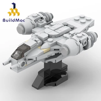 Buildmoc Star Movie Duomenys Sapceship Kaklaraištis Kovotojas 38715 Micro Razor Crest Modelio Blokai Žaislai Vaikams Dovanos