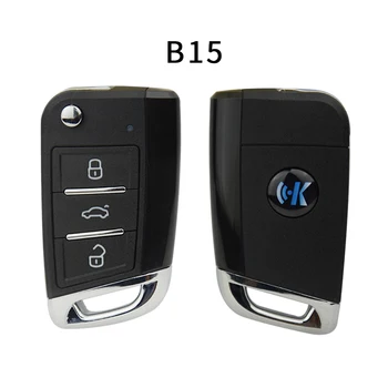 CHKJ B15 3 Mygtukai MQB Stiliaus Universalus KD Nuotolinio Valdymo KD200 KD900 KD900+ URG200 KD-X2 Mini KD Automobilių Key Generator